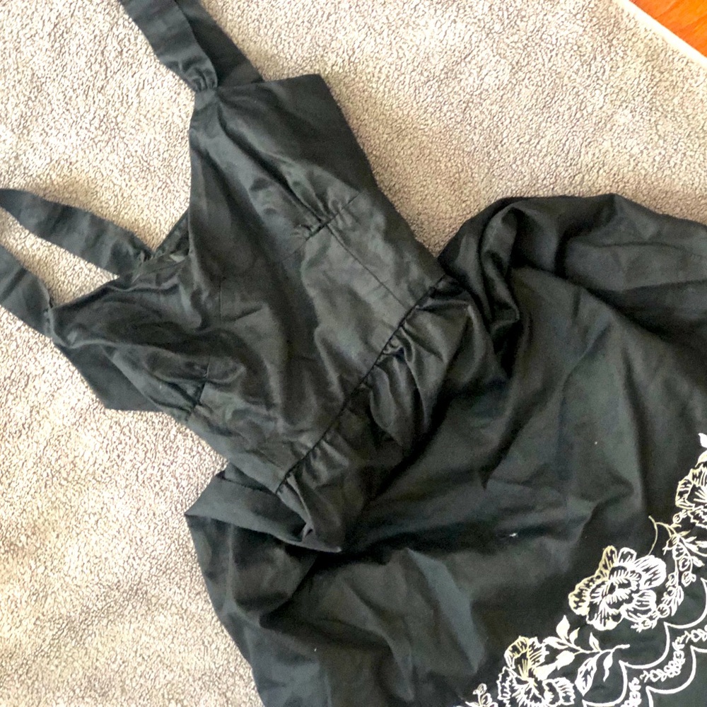 ANN TAYLOR loft petites size small black tea dress